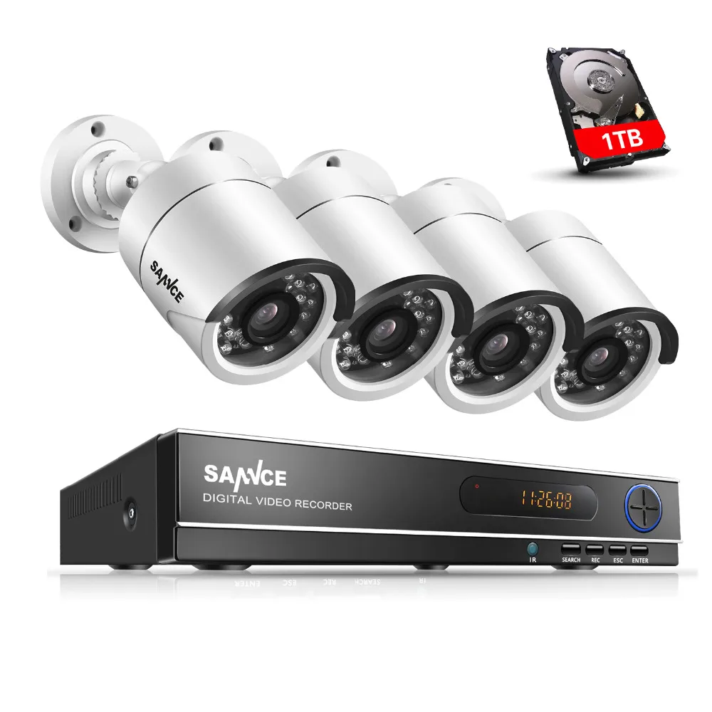 bilder für SANNCE 8CH cctv-kamera-system 1080N HD CCTV set 1.0MP 720 P Überwachungskamera IR indoor/outdoor wetterfeste für home security bilder für SANNCE 8CH cctv-kamera-system 1080N HD CCTV set 1.0MP 720 P Überwachungskamera IR indoor/outdoor wetterfeste für home security