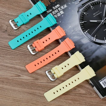 

Watch accessories resin watchband is suitable for casio watch baby g rubber watchband lady general