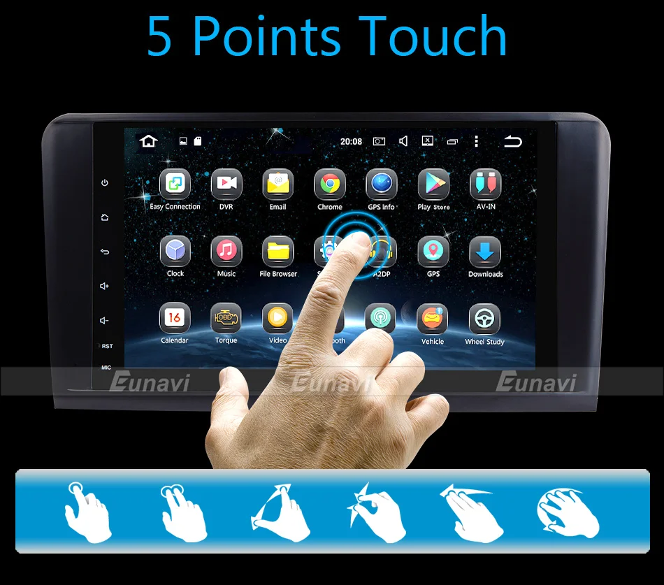 Sale Eunavi 2 Din Quad core 9