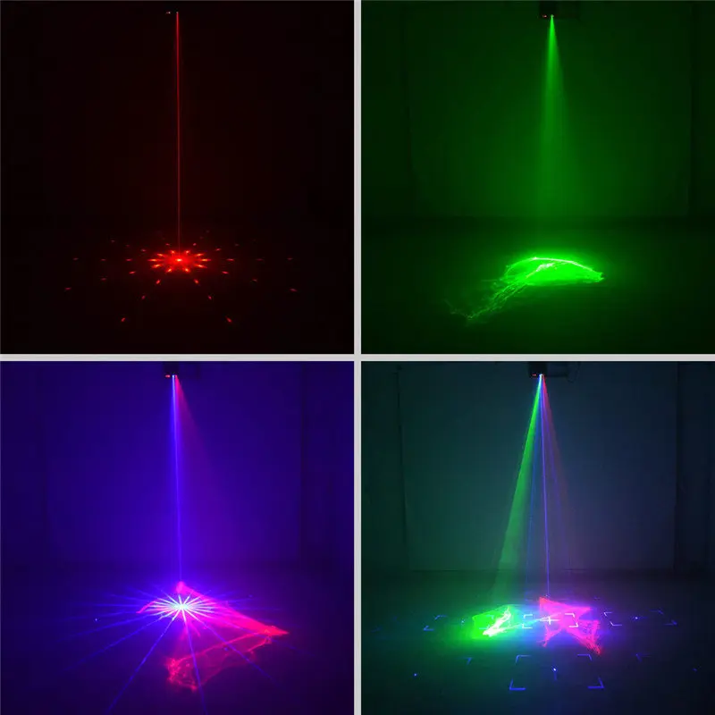 Sharelife мини DMX RGB Gobos микс гипнотический Аврора DJ Лазерный свет проектор Авто звук