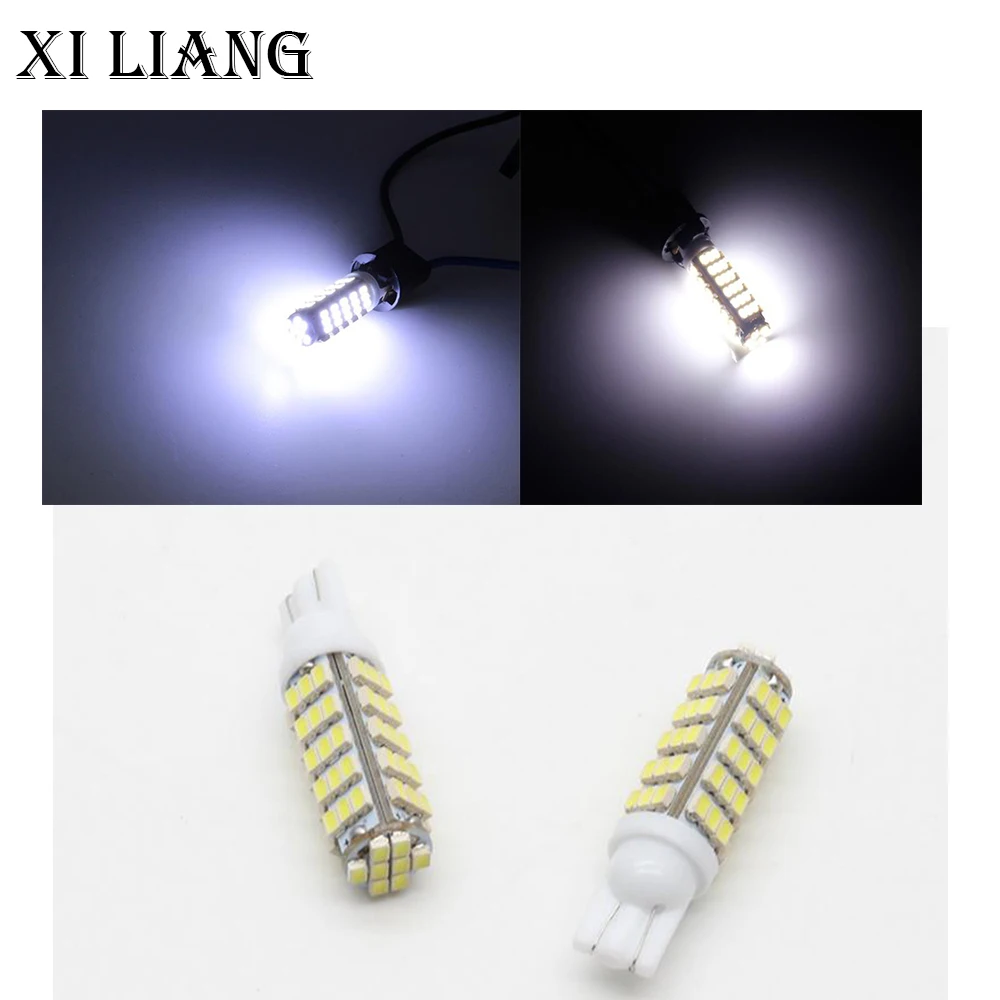 

100pcs T10 194 168 W5W DC12V Super bright 1206 68smd led Side Wedge Lamp Clearance light for auto led lights free shippping