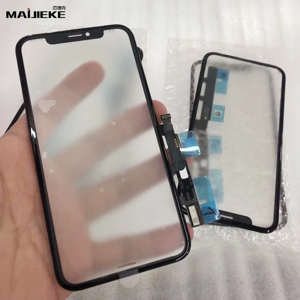 ЖК экран Ori внешнее стекло дигитайзер + средняя рамка замена рамки для iPhone XR 6 1