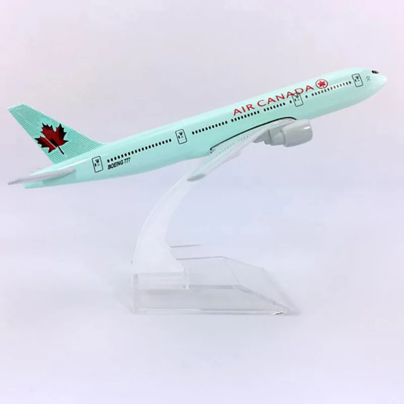 16 см 1:400 Boeing B777-200 модель Air Канада Самолет Авиакомпания с базовым сплавом самолет Коллекционная демонстрационная коллекция игрушек