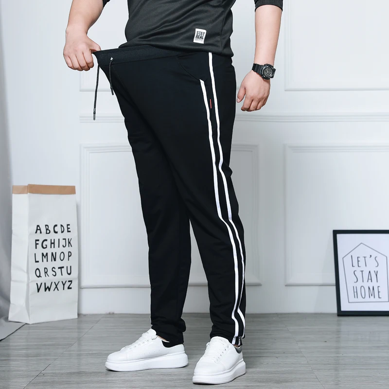 Spring Men's Casual Straight Pants Super Loose Sweatpants Men Joggers Side Trousers Tracksuit Bottoms Harem Track Pants - Sweatpants - AliExpress