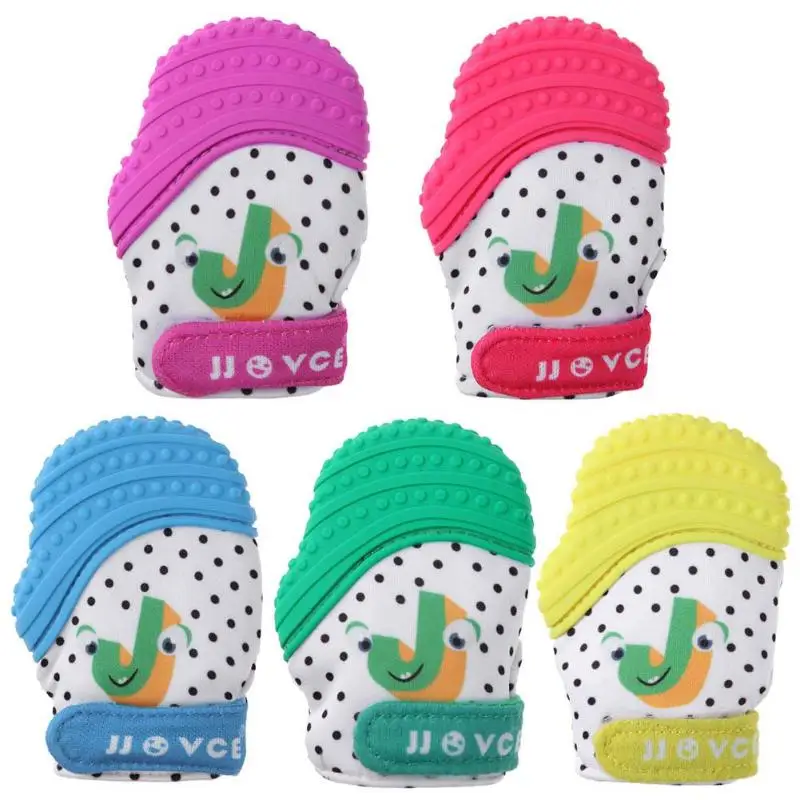 

JOCESTYLE Baby Silicone Teethers Nursing Teether Beads Sucking Fingers Newborn Chewable Pacifier Nursing Gloves Dental Gift