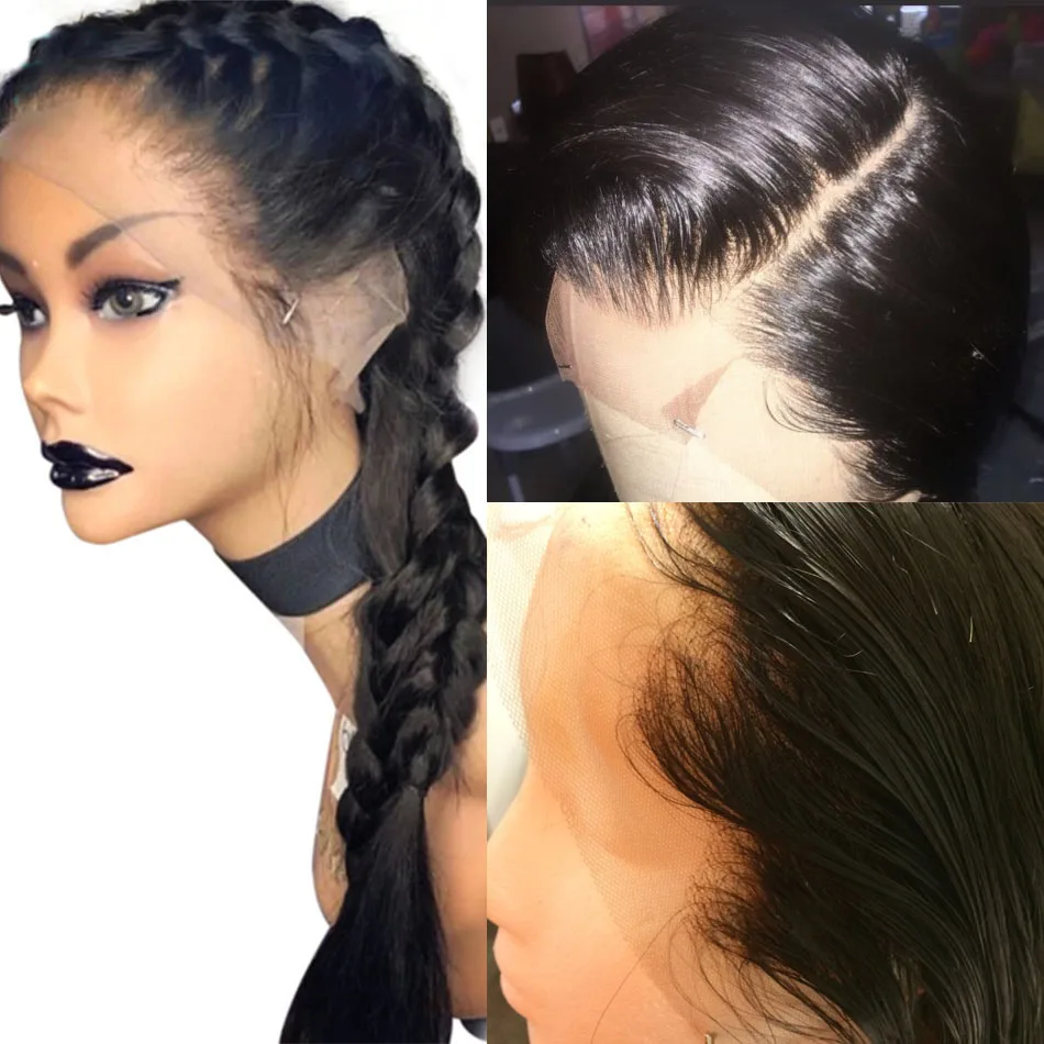 No Lace Fronthigh Temperature Wire Wigs With Indian Hair Silk