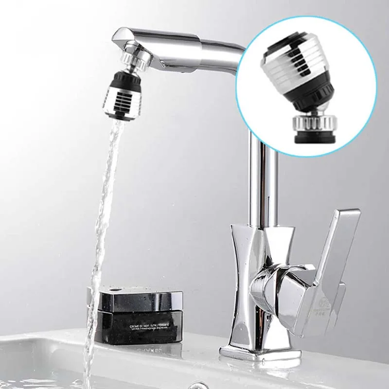 360 Rotation Pivotant Robinet Buse Filtre Adaptateur /Économie Deau Tap A/érateur Diffuseur Cuisine Accessoires