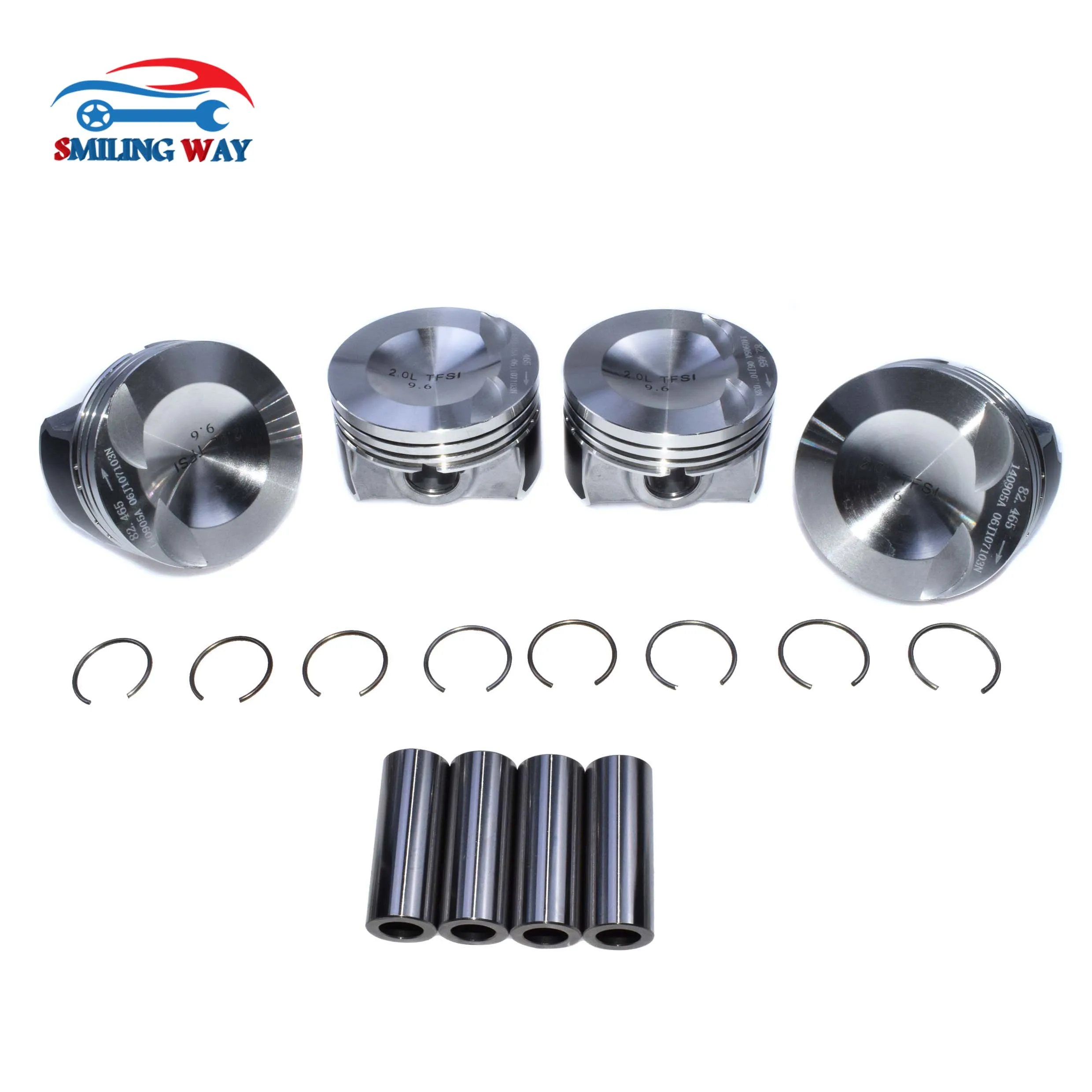 Поршень и кольцо двигателя 2 0 TFSI T 2.0L 06H107065AM для VW Audi Seat Skoda A3 Q3 TT Beetle CC EOS Golf Jetta Passat