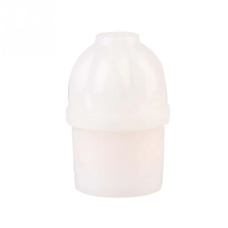 ES E27 Edison Screw Cap Socket Cap White Universal Pendant Ceiling