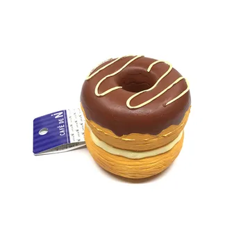 

Original cafe de n croissant doughnut squishy soft and slow rising squishy toys squishy cake bread key chain kids toys donut