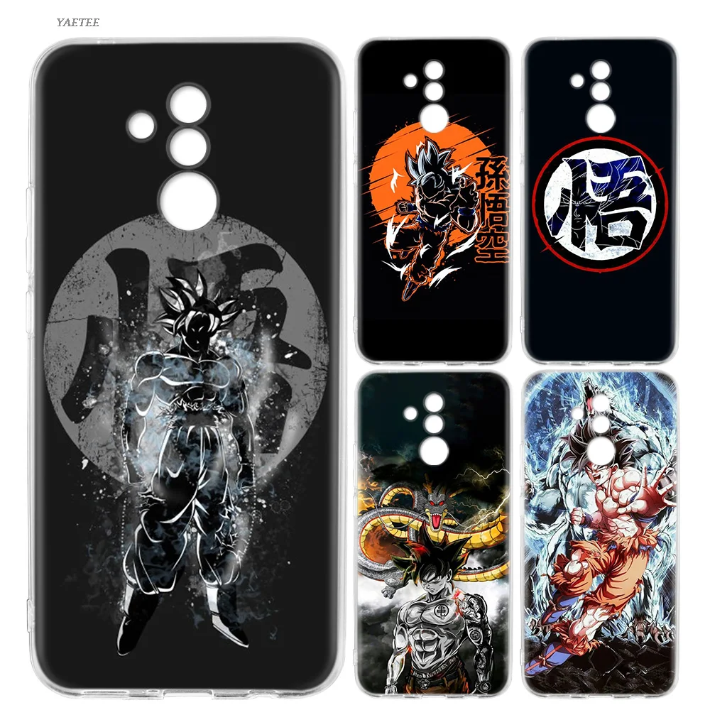 

Dragon Ball Super Goku Fashion Soft Case For Huawei P30 P20 Mate 20 10 Pro P10 P9 lite P Smart + Plus Z 2019 Cover