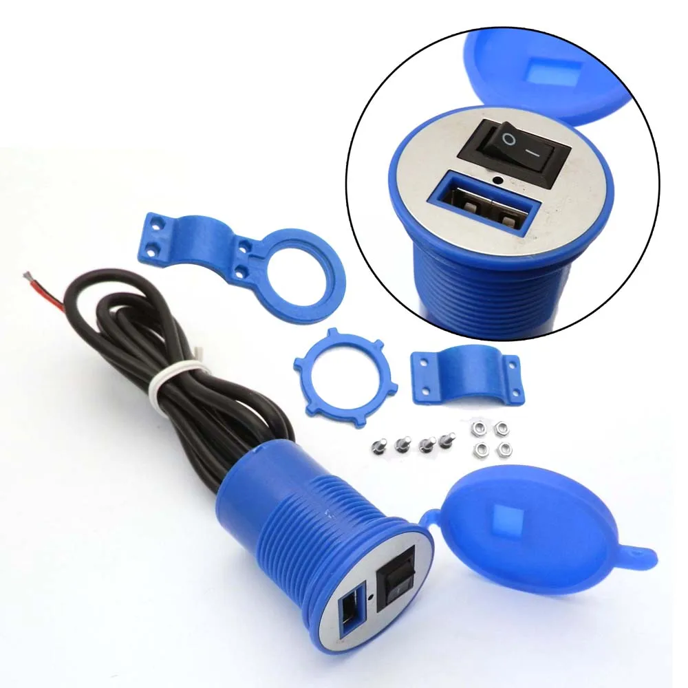 

Moto Waterproof USB Charger Power Socket 12V Adaptateur Alimentation for Motorcycle Scooter Port Socket GPS Phone