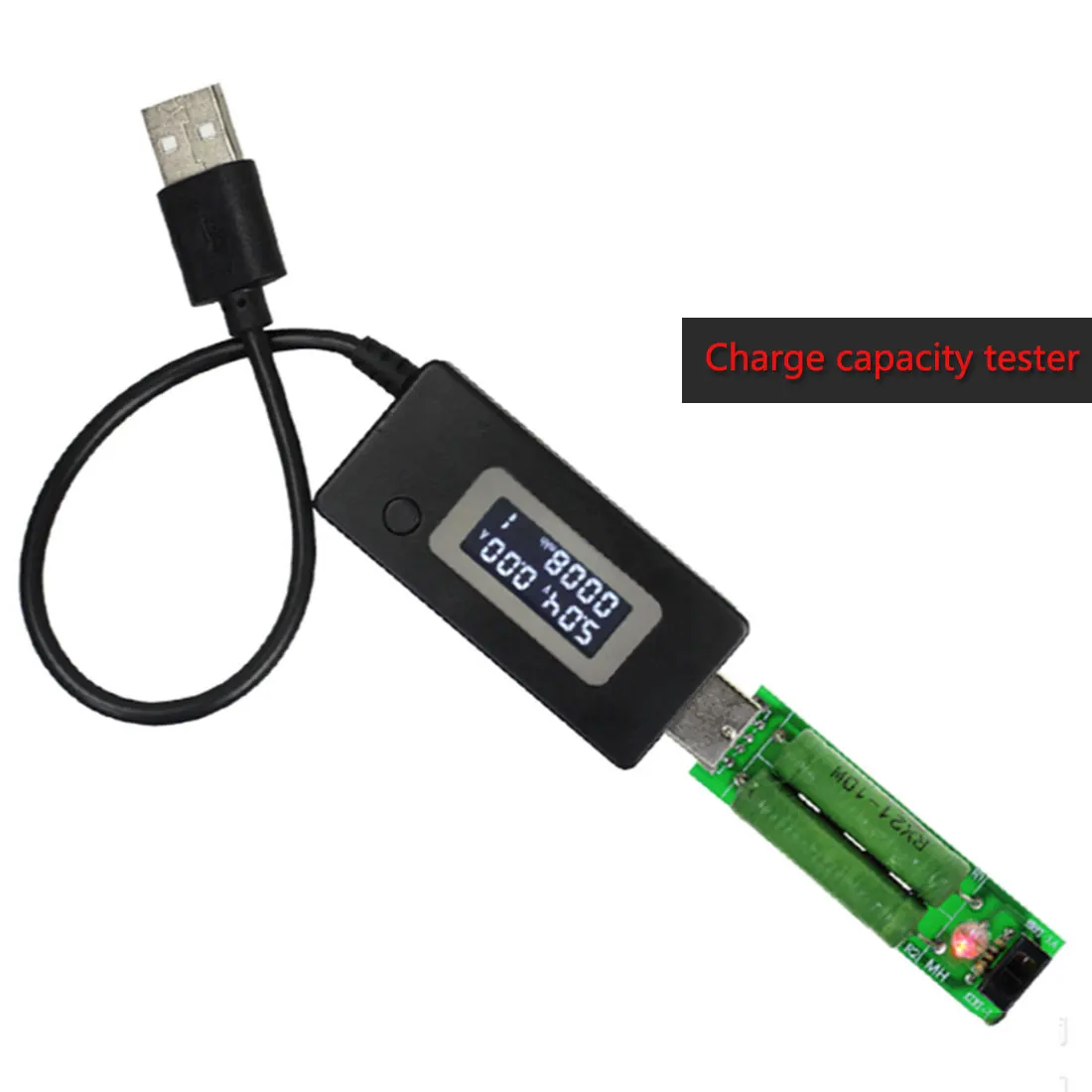 Черный цифровой микро-usb lcd USB мини-детектор тока и напряжения Мобильный USB зарядное устройство тестер метр