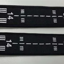 Авиации Active взлетно-посадочной полосы брелок 14 32 линии вышивка на заказ брелки