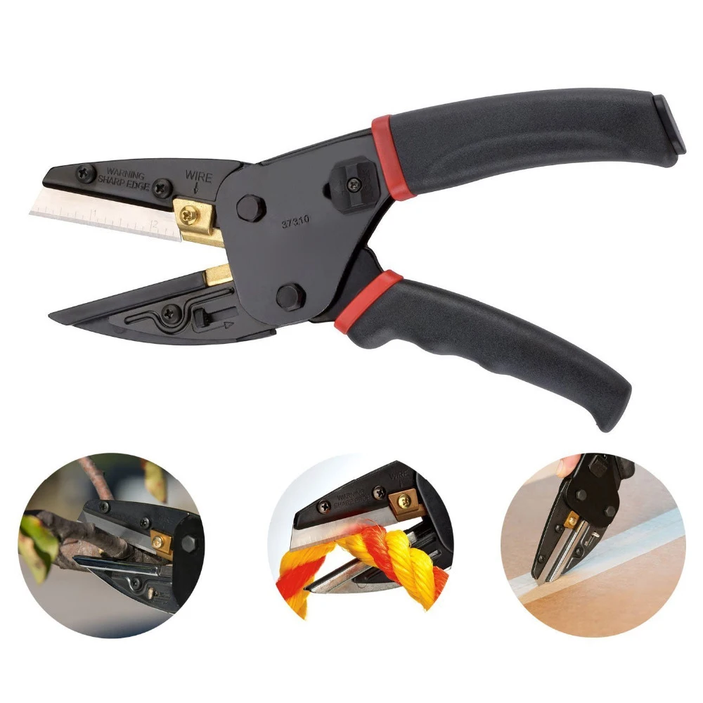 

3 in 1 Multi-functional scissors Power Cutting Tool With Built-In Wire Cutter & Utility Knife AD041