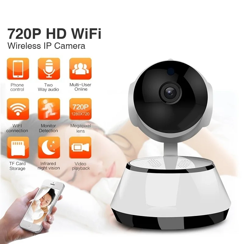 720P IP Camera Wi Fi Wireless Home Security Camera