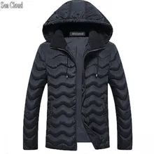 Зима Большие размеры Мужская Толстая стеганая куртка Большие размеры 4xl-8xl мужской хлопок-мягкий большой куртка человек с капюшоном