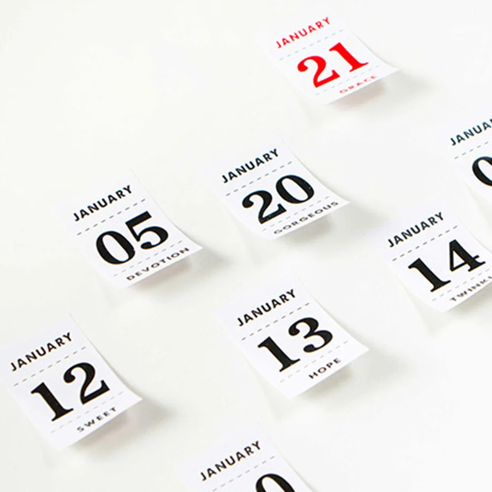 12 листов журнал этикетки маленькие наклейки даты бумага для тетради школьные принадлежности Памятка напоминание самоклеющиеся вечный календарь