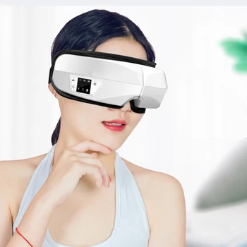 

Electric Wireless Bluetooth Charge Eyes Relax Vibration Massage Device Eyes Hot Therapy Protect Eyesight Music Play Phone Reply