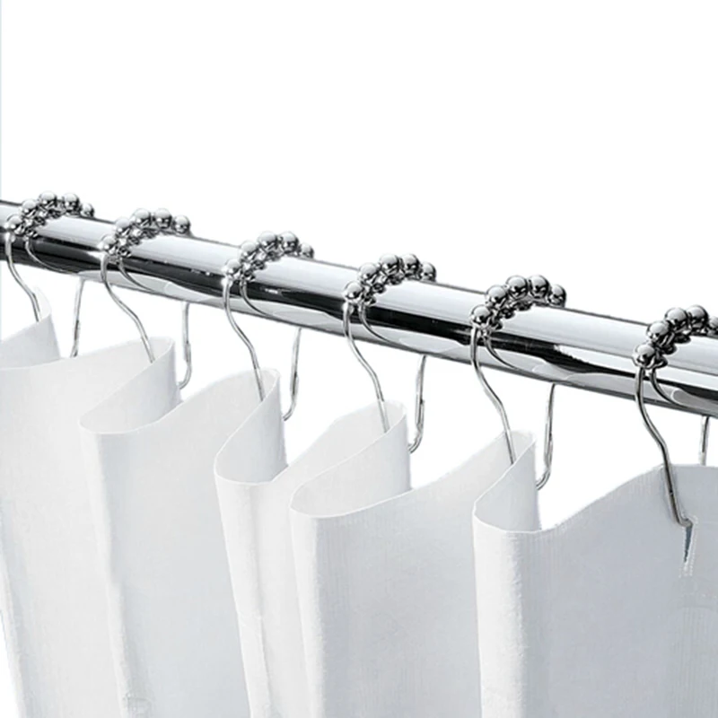 Buy 12Pcs Chrome Plated Ball Bead Easy Glide Shower