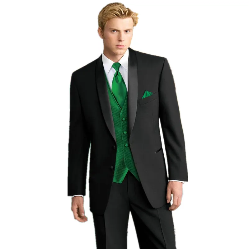 Black Suit Green Tie — free download