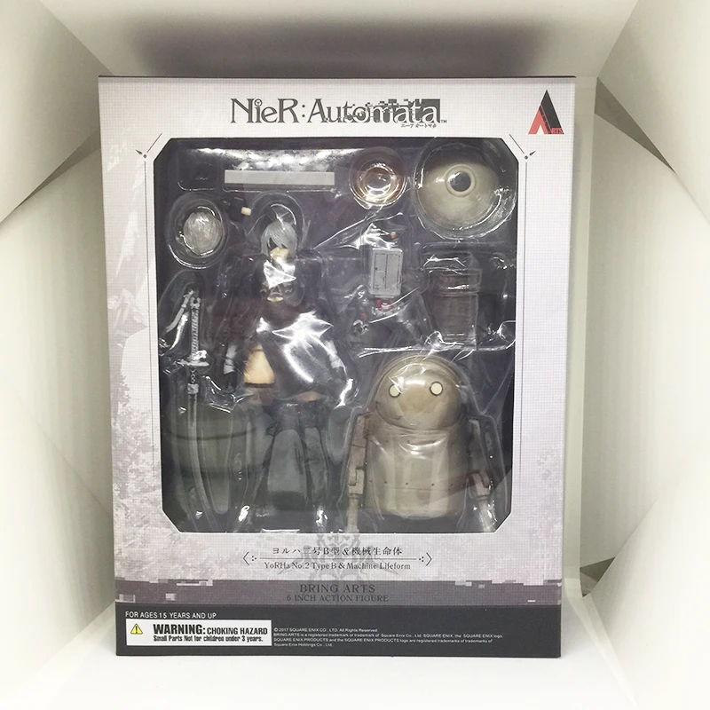 Anime Game NieR Automata YoRHa No. 2 Type B 2B PVC Action Figure Collection Model Toy Doll Gift (6)