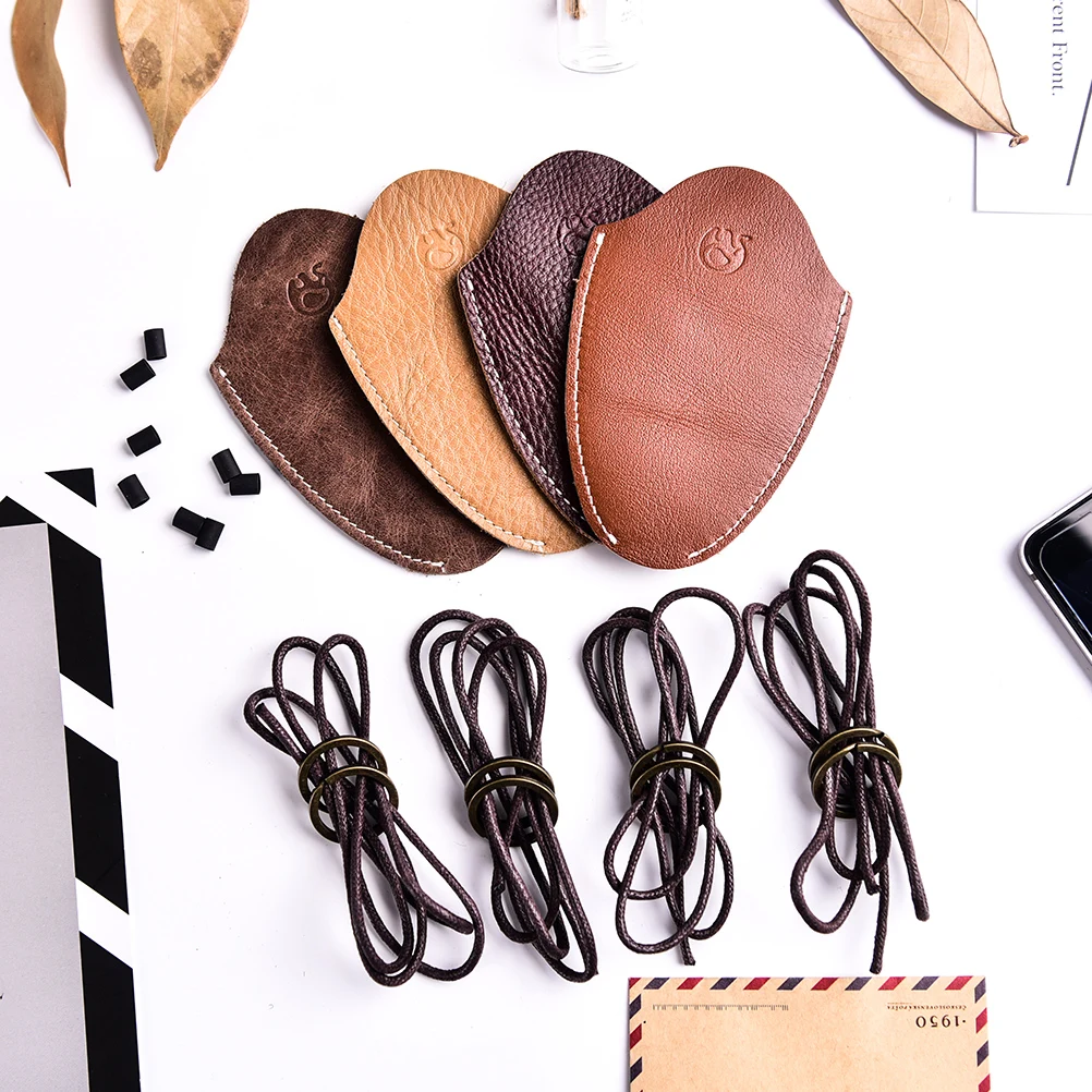 1PCS Keychain Covers Key Case Bag Men Key Holder Housekeeper Keys Organizer Vintage Genuine PULeather Key Wallet