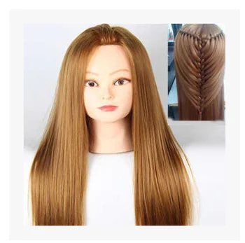 

Free Shipping!! New Fashionable Head Mannequin Hair Training Head Model With Hair For Hairdresser On Sale