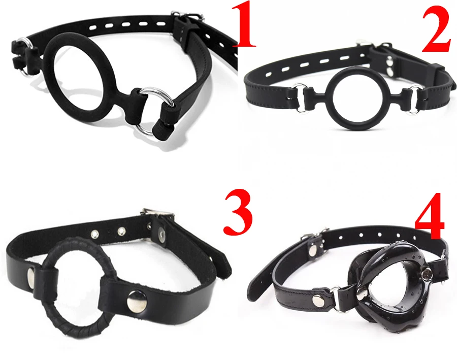 Open Mouth Gag O ring Gag Restraints, Head Harness Restraint Mouth O