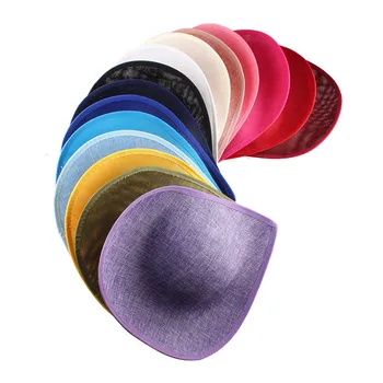 

New royal bule color 30cm fascinators hat beses fashion wedding headdress ladies millinery hat DIY hair accessories 5pcs/lot