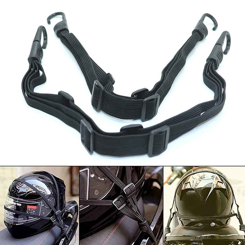 Мотоциклетный багажный канат, спортивный шлем с сеткой, сумка, чехол для мелочи, сетевой хвост, рамка, шлем, ремень, 2 крючка