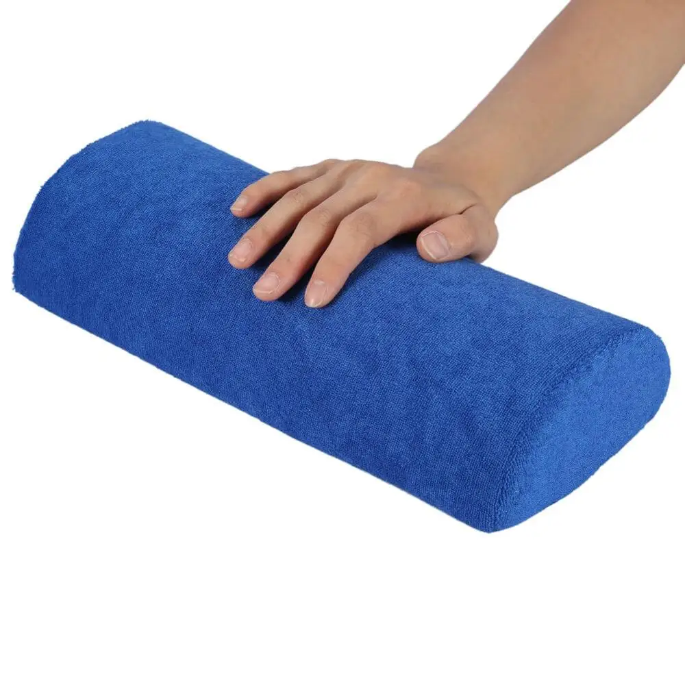 Маникюр Дизайн ногтей 10 цветов салон опора для рук подушки съемные моющиеся дизайн ногтей мягкая губка Маникюрный Стол - Цвет: Royal Blue