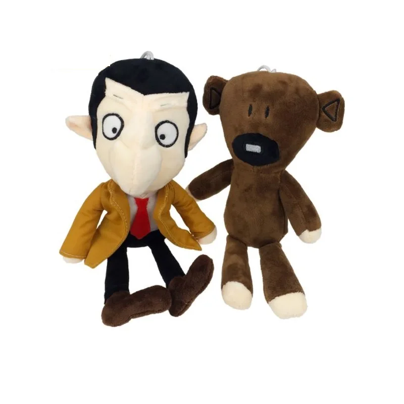 2 шт./лот Mr Bean Мишка Тедди комедия Мультяшные Мягкие плюшевые игрушки персонажи