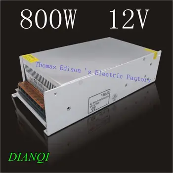 

Switching Power Supply 800w 12v 66.5A input AC110 or 220V For Strip Lamps voltage transformer