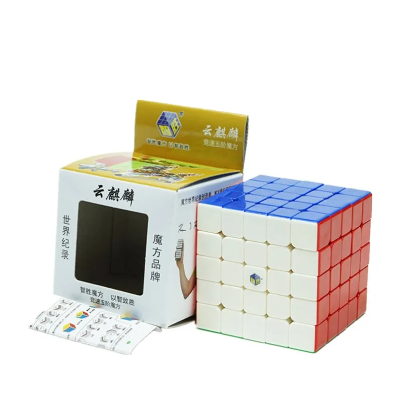 

YUXIN YUN QI LIN 5X5X5 Six-color Assembled Cube, Competition Speed Cube, Children's Fun Puzzle Jigsaw Puzzle Toys