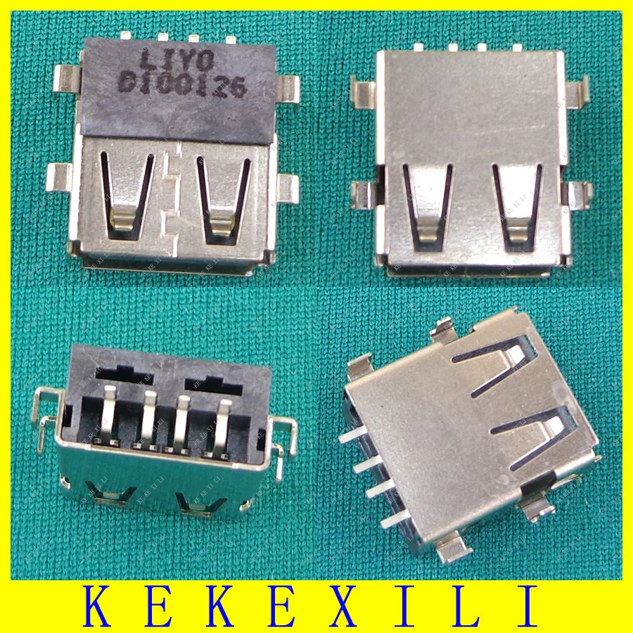 100 Tested 10pcs/lot USB Replacement Port jack USB Connector USB