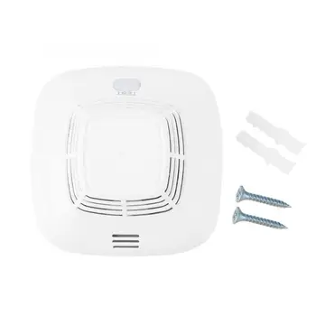 

rauchmelder Fire Security 360 Degrees Independent Smoke Detector with Sound Light Alarm White Square