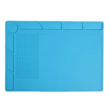 Сварка ремонт Pad 350x250x5 мм пайки коврик жаропрочные Пистолеты BGA паяльная станция изоляции силиконовые Desk Pad