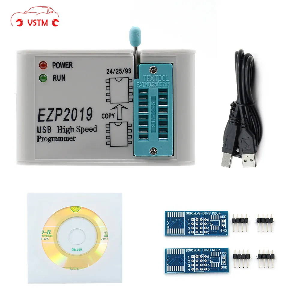 Высокоскоростной EZP2019 программатор USB программатор поддержка win7 и 8 24 25 93 EEPROM 25 флэш-чип биос EZP
