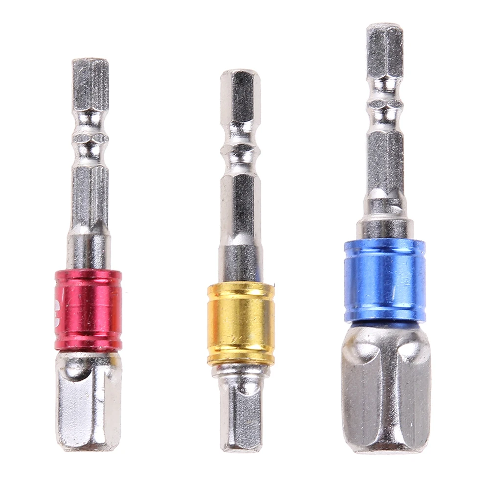 3pcs Electric Screwdriver Driver Socket Bit Adapter Drill Nut Driver 1/
