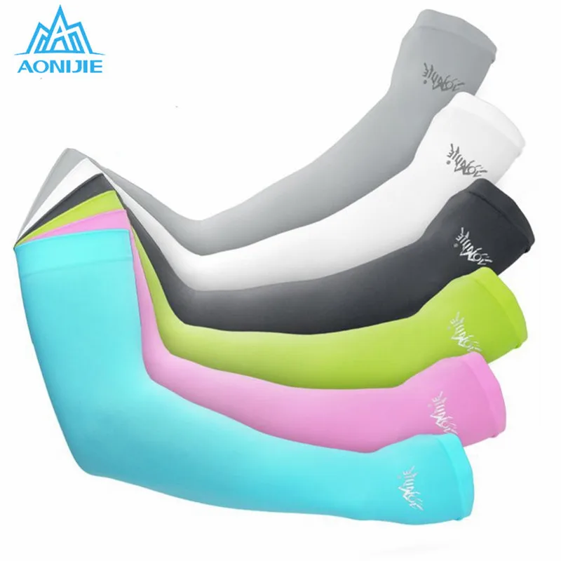 Arm Warmers Summer Sunscreen Breathable Cuff Sleeve Cover Sport Hiking UV Protected Running Gloves | Спорт и развлечения