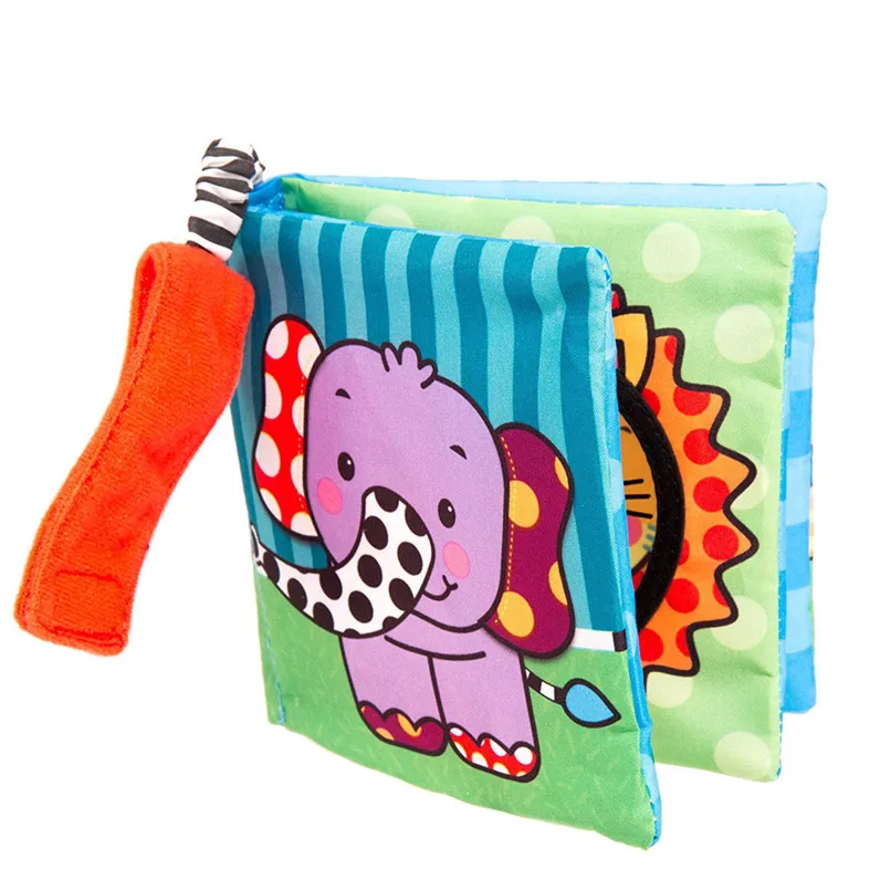 

Baby Book New Soft Cloth Book Baby Intelligence Development Learn Picture Cognize Book Early Education Toy For children JE19#F