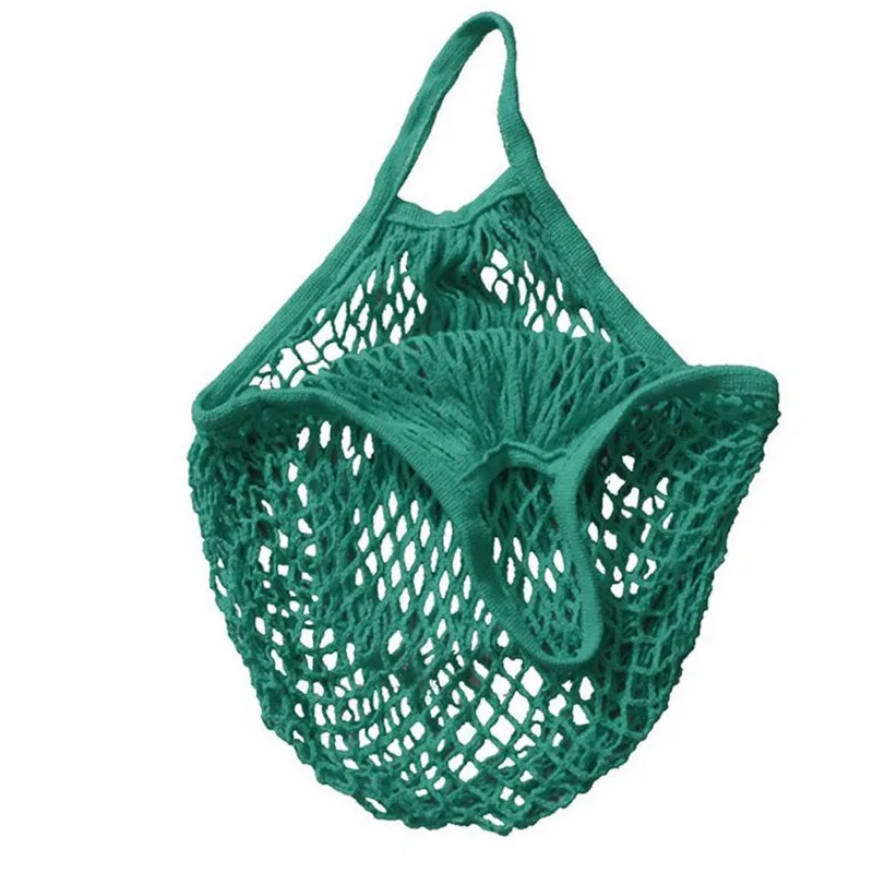 

Reusable String Shopping Grocery Shopper Tote Mesh Net Woven Cotton Vegetable Fruit Mesh Net cloth storage bag 2017