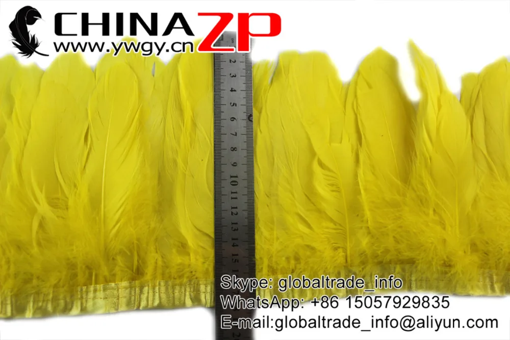 16 Yellow Goose Nagoire Satinettes Feather Trim for Clothes Decorations (7)