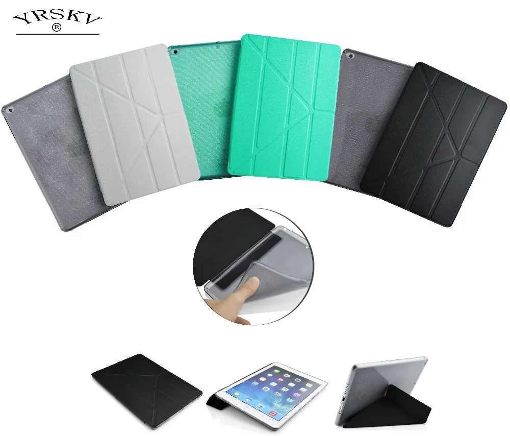 

Case for iPad Pro 9.7 2016 release YRSKV High Quality TPU Smart sleep wake up Cover Ultra Slim Designer Tablet PU Leather shell