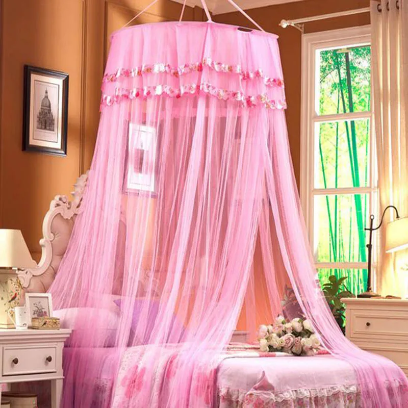 Summer Princess Mosquito Net Bed Curtain Canopy Adults klamboe Circular