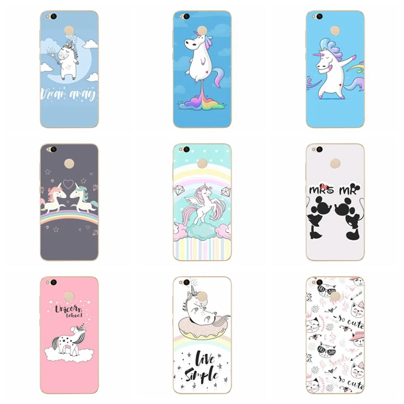 Soft TPU Pattern Silicone Phone Case For Xiaomi Redmi 4X Note 4 4A 3 Cute Mi A1 Pro Ultra Slim Cover Capa D158 |