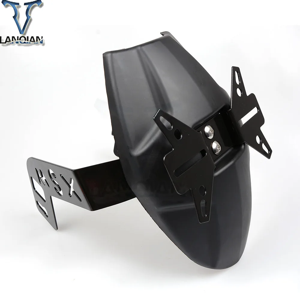 Motorcycle Accessories Rear Fender CNC Refit Rear Wheel Fender mudguard License Plate Holder For Honda MSX125 2013 2014 2015