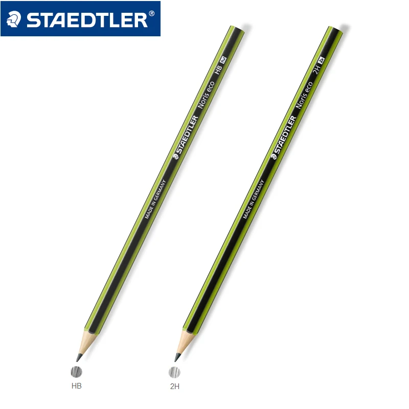 Фотокарандаш для начальной школы 12 ручек в коробке STAEDTLER 180HB 2H/2B/HB Шестигранный