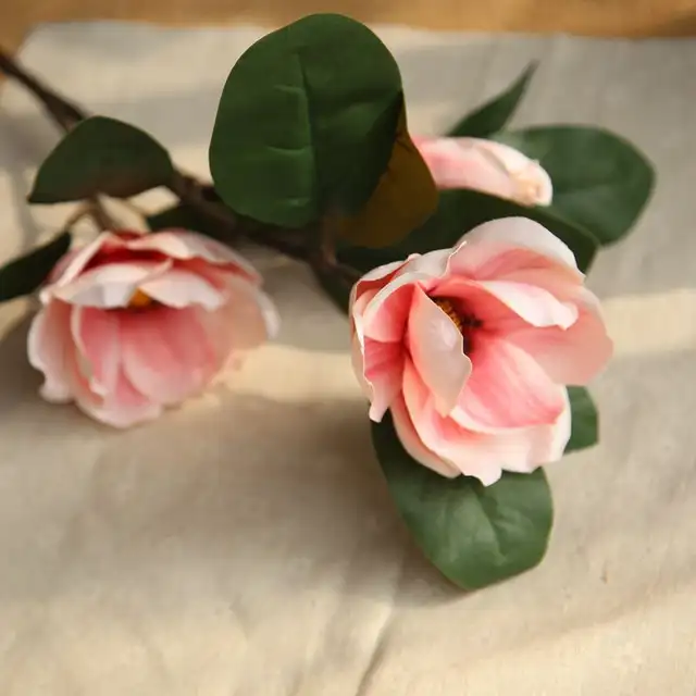 Magnolia Long Branch Flower Arrangement Artificial Flower Factory